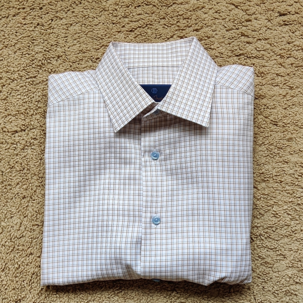 NEW David Donahue Dress Shirt